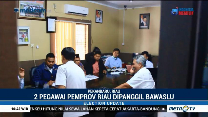Dukung Cagub Via Medsos, Dua ASN Dipanggil Bawaslu Riau