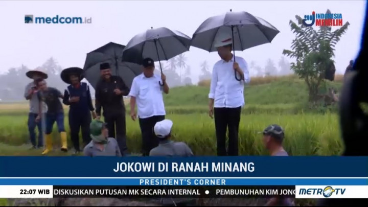 Kunjungan Jokowi di Ranah Minang