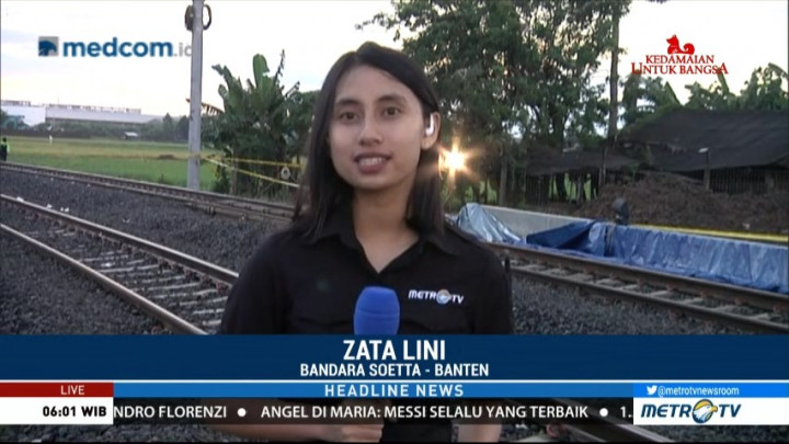 Kecepatan KA Bandara Soetta Dibatasi saat Melintasi Titik Longsor