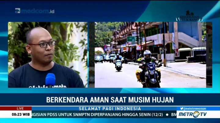 Berkendara Aman saat Musim Hujan (1)
