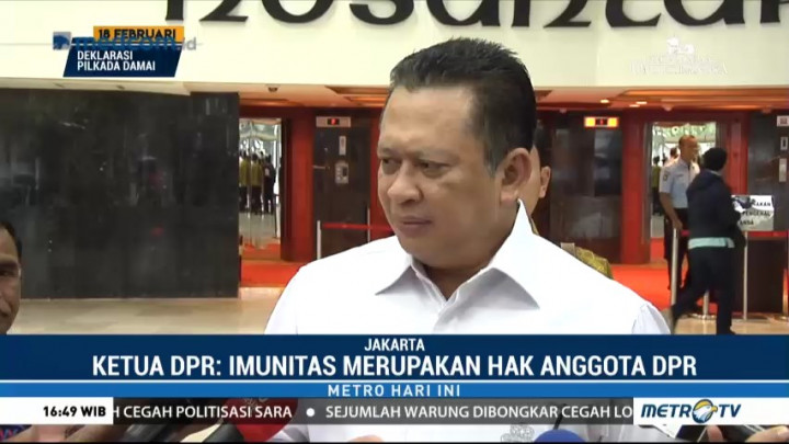 Ketua DPR: Imunitas adalah Hak Anggota Dewan