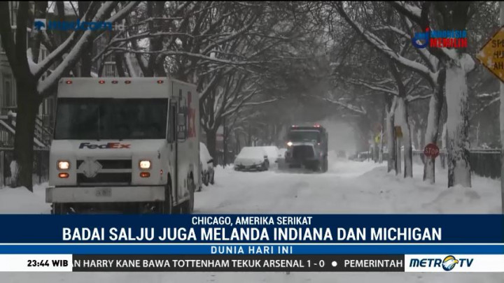 Hampir 1.300 Penerbangan di AS Dibatalkan Akibat Badai Salju