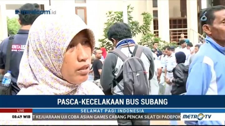 Keluarga Korban Panik saat Dengar Kabar Kecelakaan Bus di Tanjakan Emen