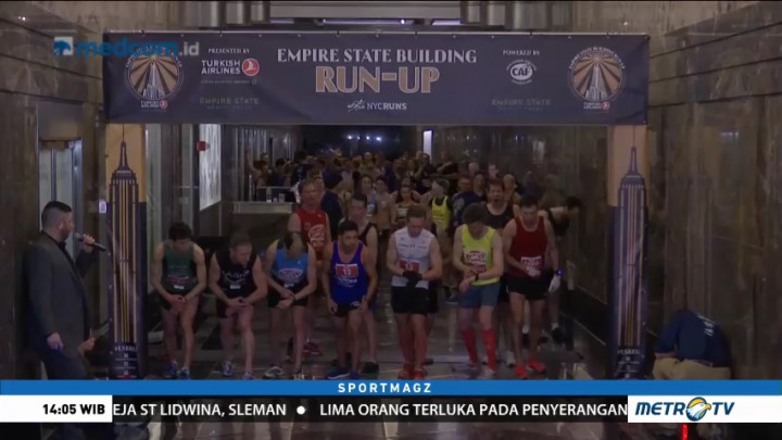 Serunya Lomba Lari Vertikal di Gedung Empire State