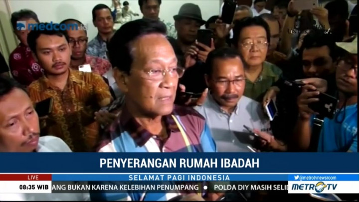 Sri Sultan HB X Prihatin atas Penyerangan Gereja di Sleman