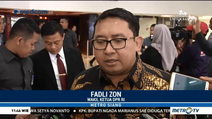 Fadli Zon: UU MD3 Lindungi Anggota DPR dari Kriminalisasi Saat Kritisi Pemerintah