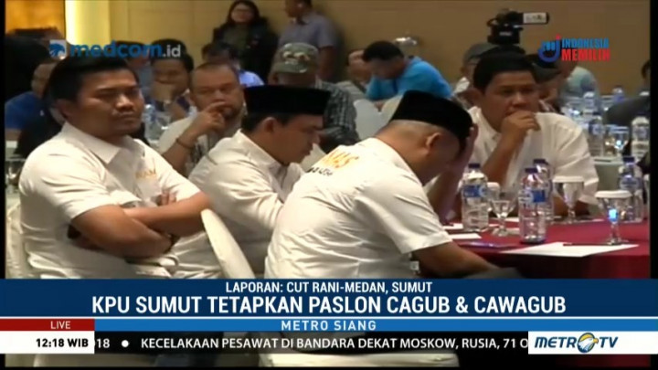 Dua Paslon Maju ke Pilgub Sumut, JR-Ance Gugur