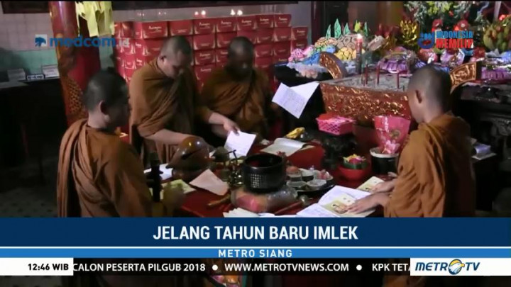 Jelang Imlek, Warga Tionghoa Gelar Ritual Pao Oen