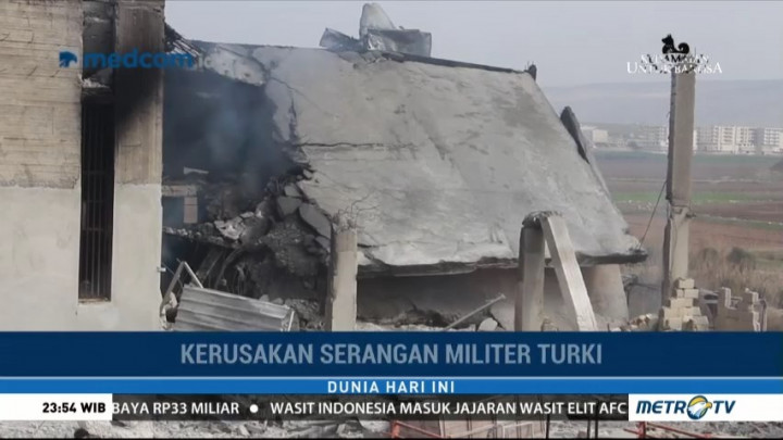 Turki Terus Lancarkan Serangan terhadap Milisi Kurdi di Suriah