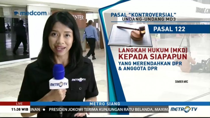 Pasal 'Kontroversial' UU MD3