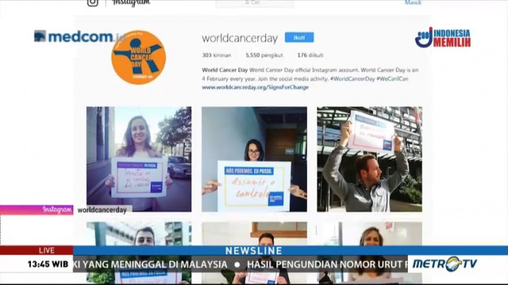 <i>Sign for Change</i> untuk Hari Kanker Sedunia
