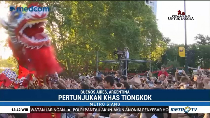 Kemeriahan Imlek Sudah Terasa di Argentina