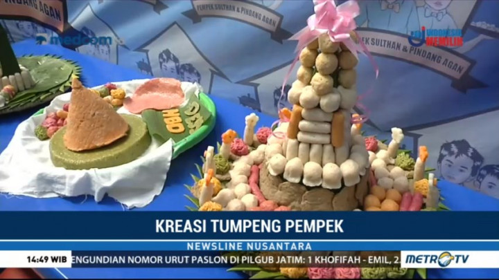 Tumpeng Pempek jadi Daya Tarik Pecinta Kuliner Palembang