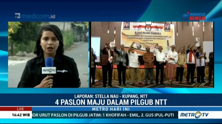 Ini Nomor Urut Pasangan Cagub NTT