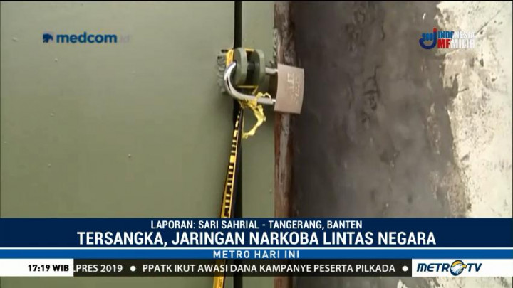 Ini Lokasi Gudang Penyimpanan Mesin Cuci Berisi Narkoba