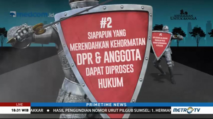 UU MD3 Dinilai Mengamputasi Kritik Terhadap DPR