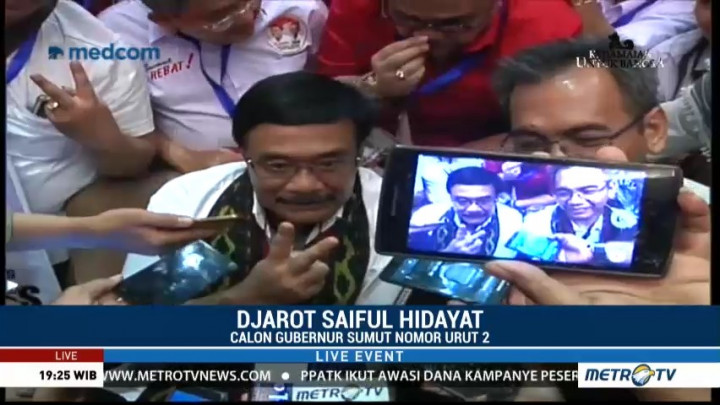 Makna Nomor Urut Bagi Edy-Musa dan Djarot-Sihar