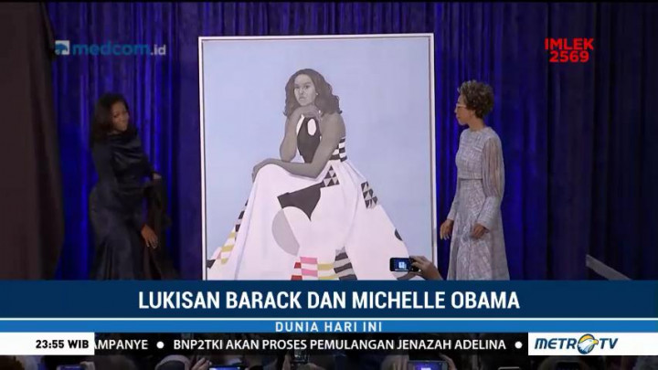 Lukisan Barack dan Michelle Obama Dirilis