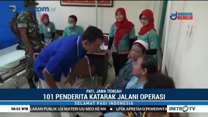 101 Penderita Katarak di Pati Ikut Operasi Gratis dari Media Group