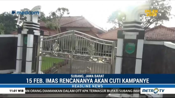 Rumah Dinas Bupati Subang Sepi