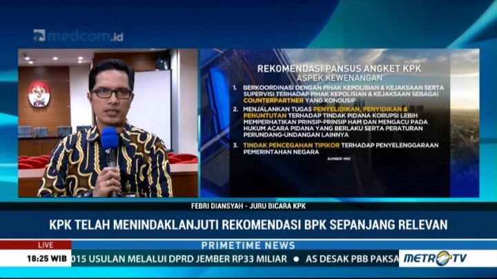 Jawaban KPK soal Rekomendasi Pansus Angket
