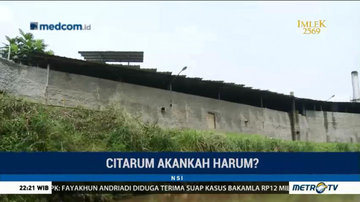 Pabrik Pantau Razia Limbah Sungai Citarum Lewat CCTV