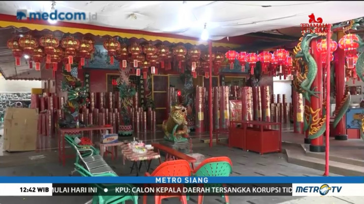 Vihara Amurva Bhumi Mulai Bersolek Menyambut Imlek