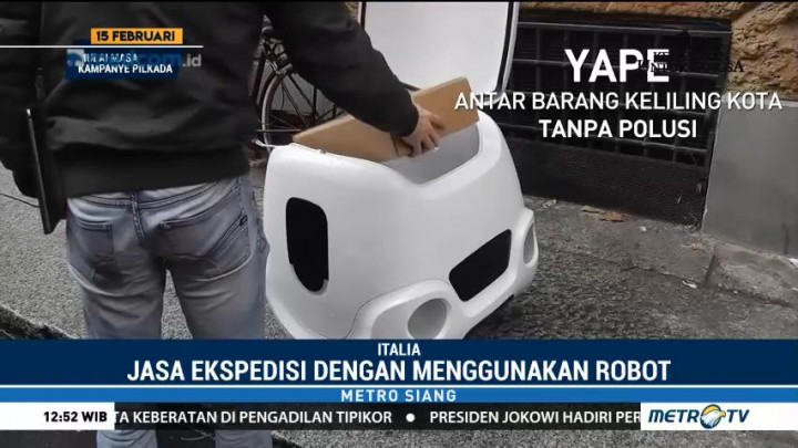 Yape, Robot Pengantar Barang dari Italia