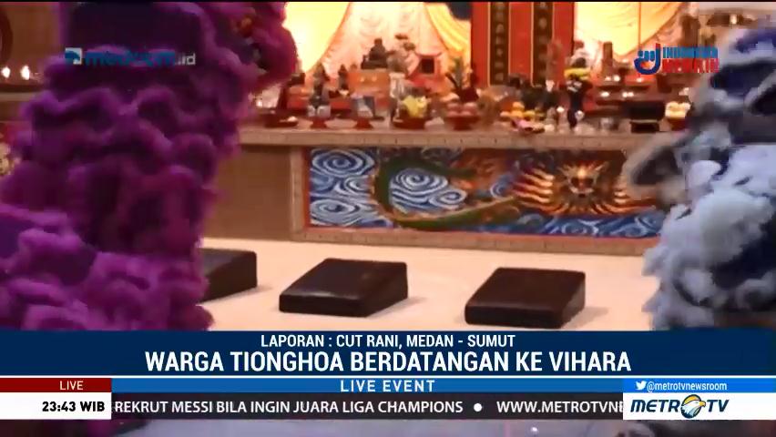 Kemeriahan Perayaan Imlek di Vihara Pak Ti Hut Cho Medan