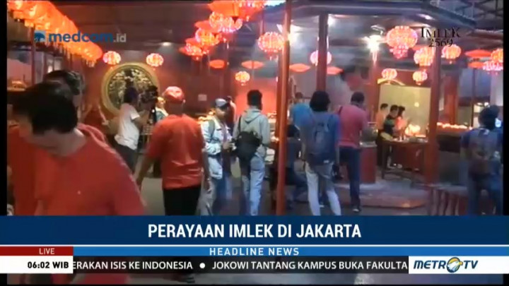 Wihara di Petak Sembilan Sudah Ramai Dikunjungi Umat