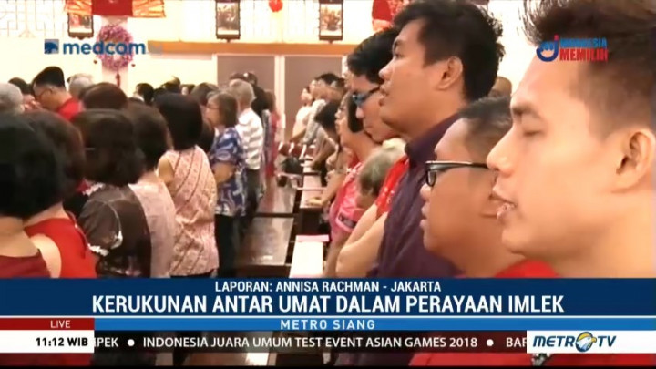 Gereja Santa Maria de Fatima Gelar Misa Imlek