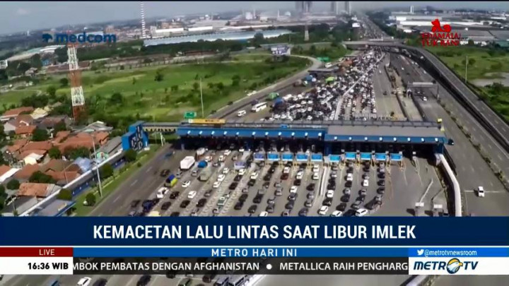 33 Ribu Kendaraan Lewati Gerbang Tol Cikarang Utama
