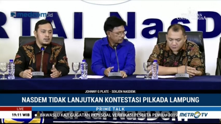 NasDem Terima Pengunduran Diri Mustafa sebagai Ketua DPW Lampung