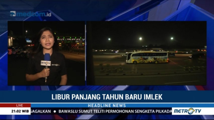Sempat Padat, Arus Lalin di Tol Cikarang Utama Kembali Lancar