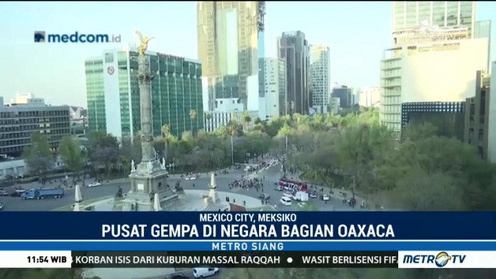 Gempa 7,2 SR Guncang Meksiko