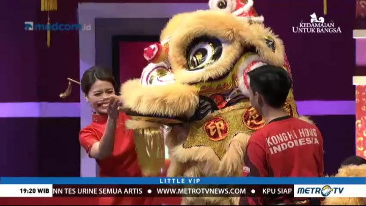 Lucunya Tingkah Cak Lontong Belajar Bermain Barongsai