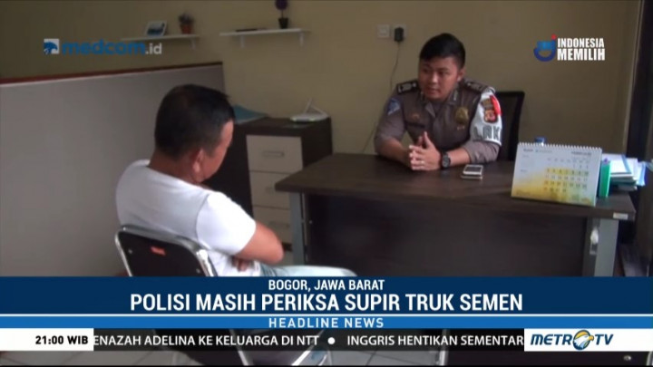 Polresta Bogor Kota Periksa Sopir Truk Penabrak Angkot