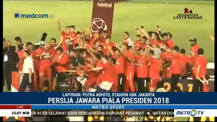 Persija Jawara Piala Presiden 2018