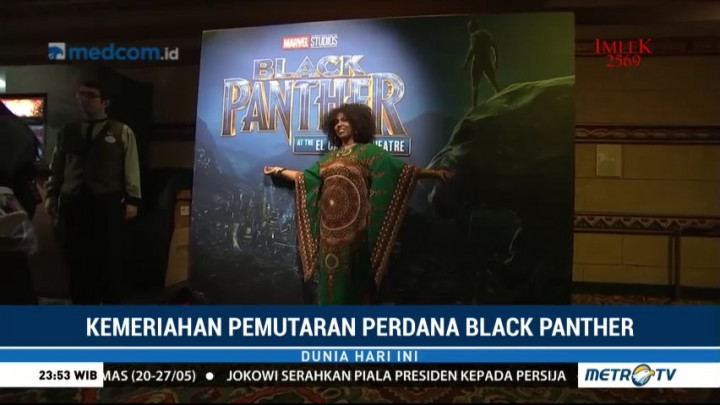 Kemeriahan Pemutaran Perdana Black Panther