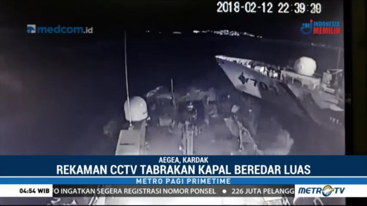 Kapal Turki Tabrak Kapal Patroli Yunani di Perbatasan
