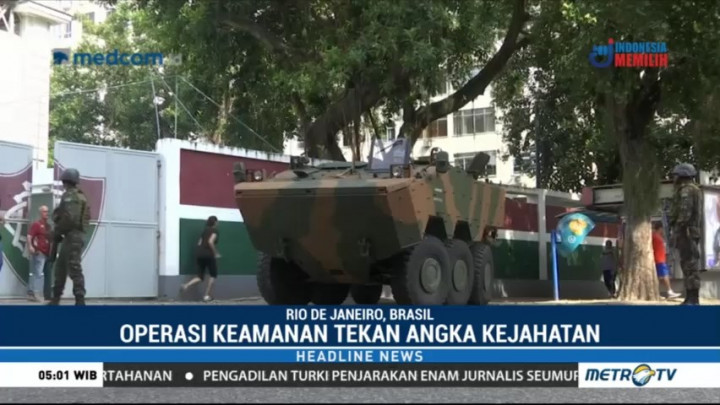 Brasil akan Bentuk Kementerian Koordinasi Operasi Keamanan