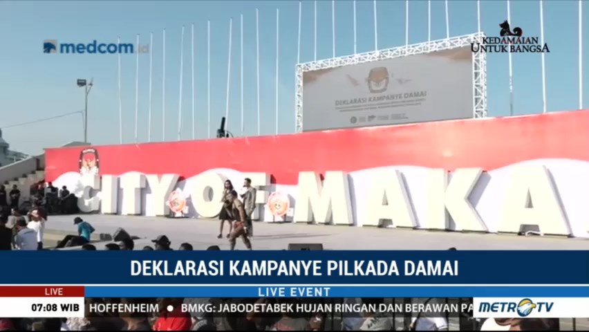 Karena Ini Deklarasi Pilkada Damai Dipusatkan di Makassar