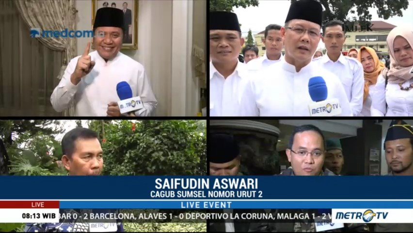 Pesan Damai dari Kandidat Pilgub Sumsel