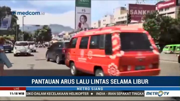 Lalin di Kawasan Bogor Cenderung Padat