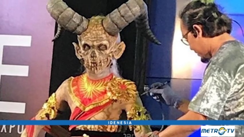 Cherry Wirawan Berekspresi Lewat Prosthetic Make Up