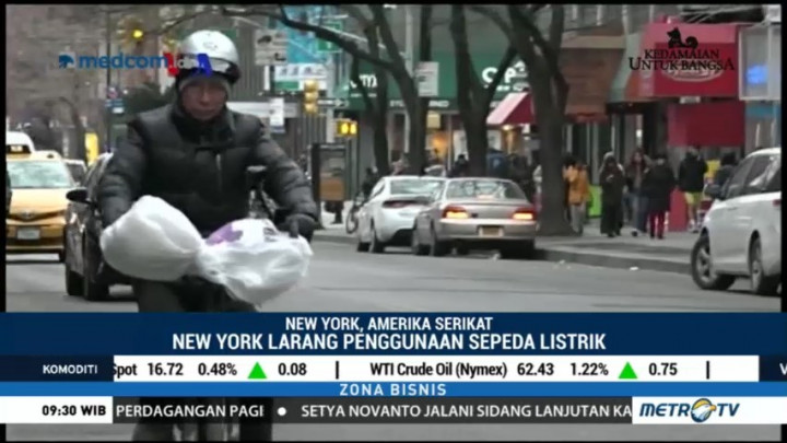 Larangan Sepeda Listrik di New York Timbulkan Dilema Para Imigran