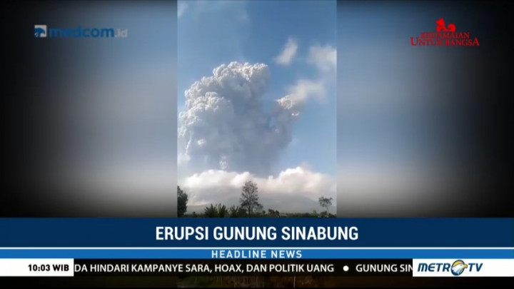 Gunung Sinabung Kembali Erupsi