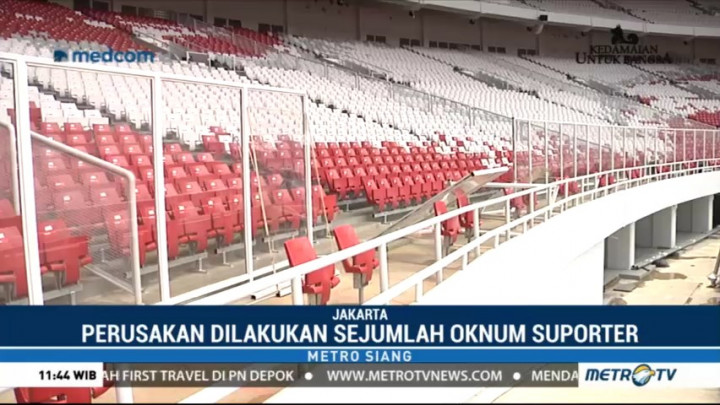 Potret Kerusakan Fasilitas SUGBK