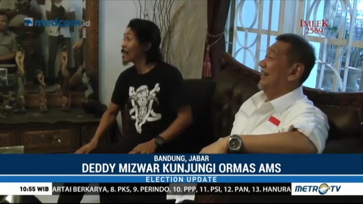 Deddy Mizwar Sulaturahmi ke Sekretariat Angkatan Muda Siliwangi