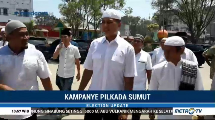 Kegiatan Cagub-Cawagub Sumut di Langkat
